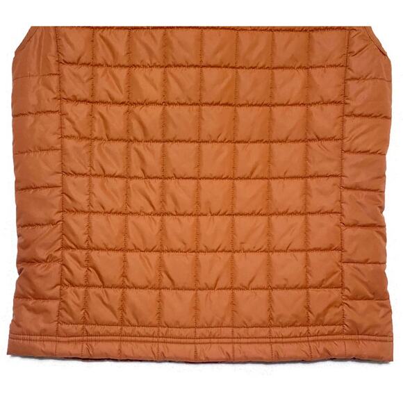 Old Navy Quilted Vest Orange Women's Medium Quilted Full Zip - Picture 8 of 8